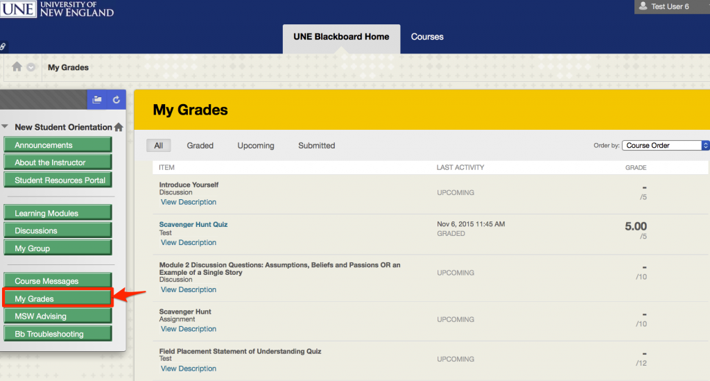 Course Layout - UNE Portal For Online Students | Student Portal ...